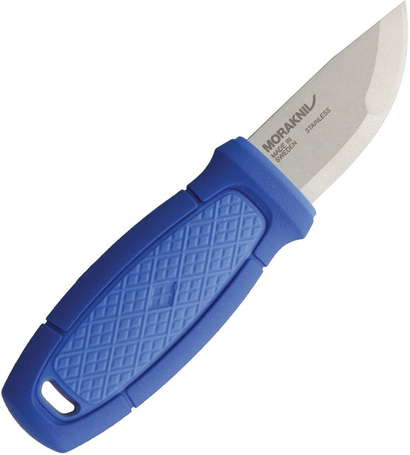 MORA KNIVES FT01779 ELDRIS BLUE KIT NECK CARRY FIXED BLADE KNIFE WITH SHEATH