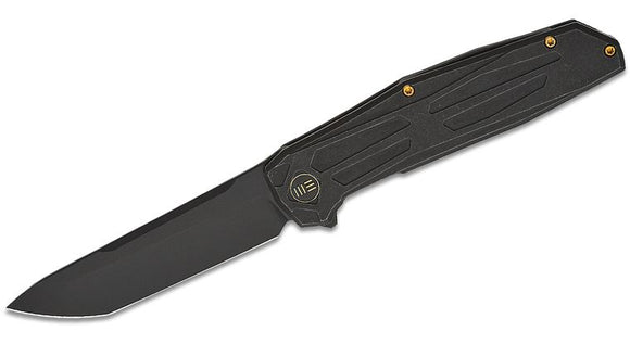 WE KNIVES WE220351 SHADOWFIRE RAFEL BRZESKI CPM-20CV TI HANDLE BLACK STONEWASH FOLDING KNIFE