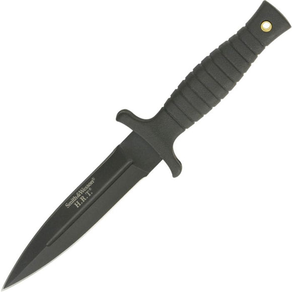 SMITH & WESSON SWHRT9B HRT BOOT POWEDER COATED FIXED BLADE KNIFE W/SHEATH