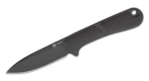 CIVIVI CIVC230101 MINI ELEMENTUM BLACK G10 HANDLE NITRO-V STEEL FIXED BLADE KNIFE W/SHEATH