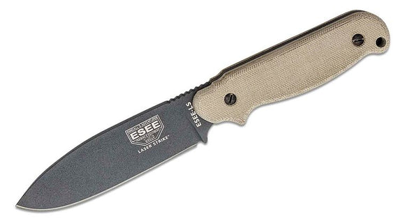 ESEE RAT CUTLERY ESLSP LASER STRIKE FIXED BLADE KNIFE W/SHEATH