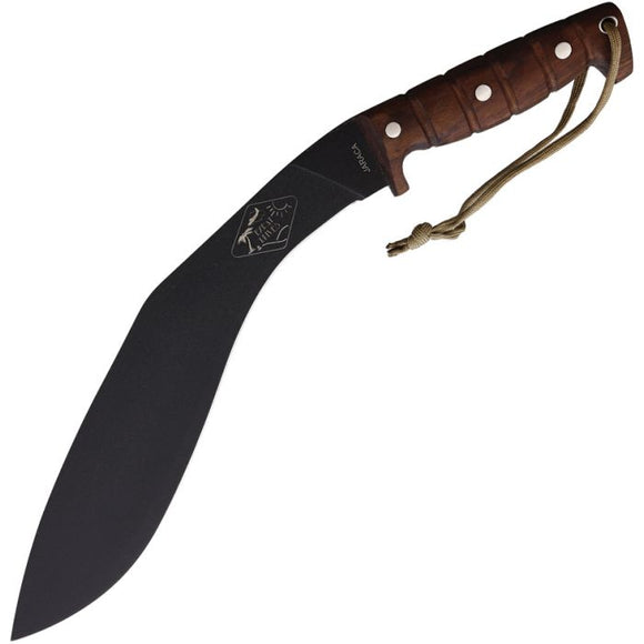 ESEE ESKUKRI EXPAT JARACA KUKRI 1075 CARBON STEEL FIXED BLADE KNIFE W/SHEATH.