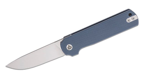 QSP KNIVES QS144B LARK LINERLOCK GRAY G10 HANDLE 14C28N STEEL DROP POINT FOLDING KNIFE.