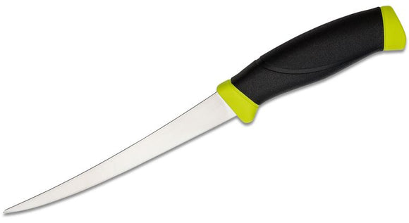 MORA 13869 FISHING COMFORT FILLET 155 SANDVIK STEEL 5.9 INCH FILLET KNIFE.