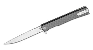 OCASO KNIVES OCA10CFS ANDREW DEMKO SOLSTICE LINERLOCK CF HANDLE CPM-S35VN FOLDING KNIFE.