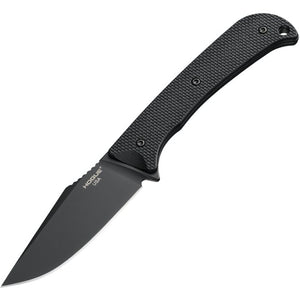 HOGUE HO35869 EXTRAK BLACK G10 HANDLE CPM-M4 STEEL FIXED BLADE KNIFE WOTH SHEATH.