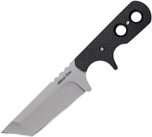 COLD STEEL 49HTF MINI TAC TANTO NECK CARRY FIXED BLADE KNIFE WITH SHEATH