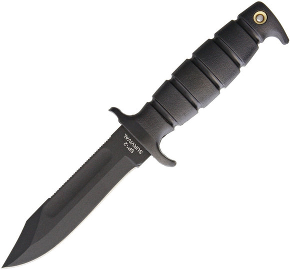 ONTARIO SP2 SP-2 8680 AIR FORCE SURVIVAL FIXED BLADE KNIFE WITH NYLON SHEATH