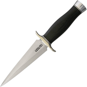 RANDALL MODEL 13-6 TOOTHPICK WITH BLACK LEATHER SHEATH.