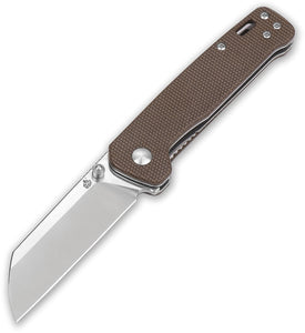 QSP KNIVES QS130A PENGUIN LINERLOCK D2 STEEL LINEN MICARTA HANDLE FOLDING KNIFE