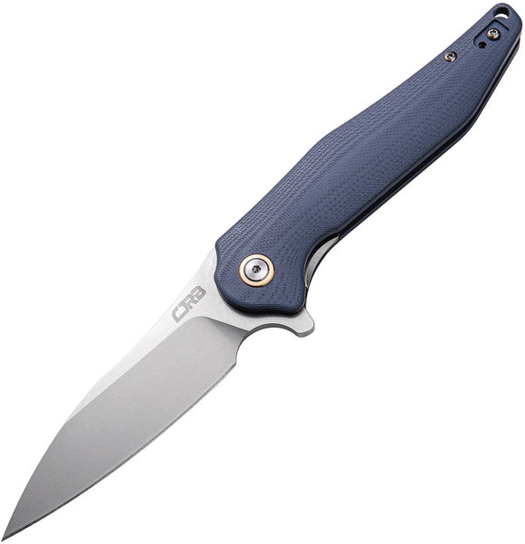 CJRB KNIVES J1911GYC AGAVE LINERLOCK BLUE/GRAY G10 D2 STEEL FOLDING KNIFE