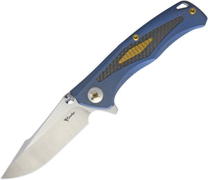 REATE KNIVES REA026 NEW TORRENT FRAMELOCK RWL-34 STEEL FOLDING KNIFE.