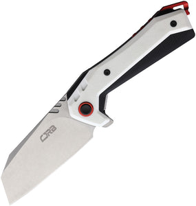CJRB KNIVES J1919WH TIGRIS AR-RPM9 STEEL WHITE G10 HANDLE FOLDING KNIFE.