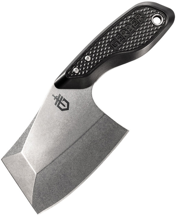 GERBER G3726 TRI-TIP MINI CLEAVER 7CR17MOV STEEL FIXED BLADE KNIFE WITH SHEATH