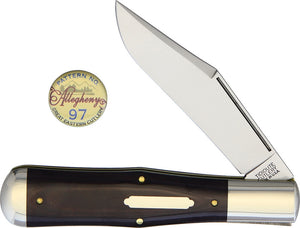 GREAT EASTERN CUTLERY GEC971119M TIDIOUTE ALLEGHENY MAROON FOLDING KNIFE.
