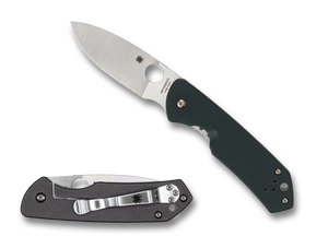 SPYDERCO C232GTIP BROUWER CPM-S30V STEEL TI/G10 HANDLE JERRY BROUWER FOLDING KNIFE.
