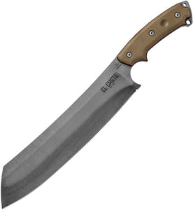 TOPS TPELCH01 EL CHETE 1095 CARBON STEEL FIXED BLADE KNIFE WITH SHEATH