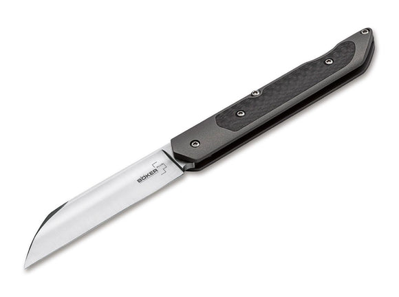 BOKER PLUS 01BO247 GENIOS VG10 BLADE STEEL TI HANDLE FOLDING KNIFE.