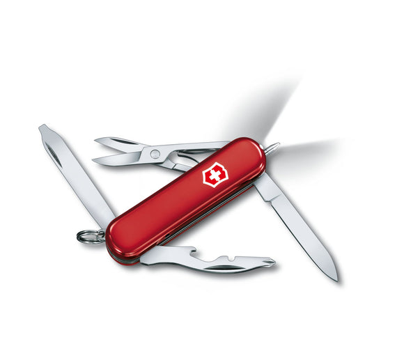 SWISS ARMY VICTORINOX 0.6366-X1 MIDNITE MANAGER RED MUTI POCKET FOLDING KNIFE