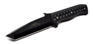 EMERSON CQC-7 BLACK BLADE 154CM STEEL FIXED BLADE KNIFE WITH SHEATH