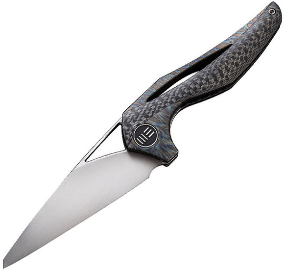 WE KNIVES WE918B ETERNA INTEGRAL M390 STEEL FLAME ANODIZED TI FOLDING KNIFE.