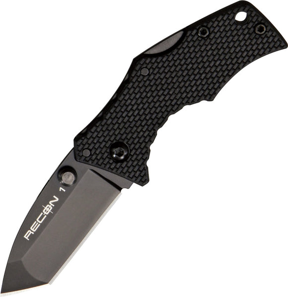COLD STEEL 27TDT MICRO RECON 1 TANTO POINT AUS-8A STEEL FOLDING KNIFE