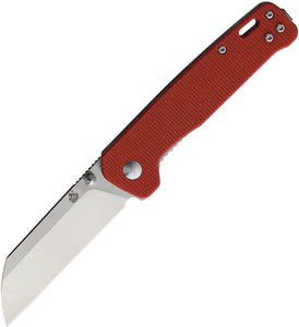 QSP KNIVES QS130D PENGUIN LINERLOCK D2 STEEL RED MICARTA HANDLE FOLDING KNIFE