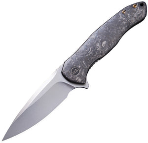 WE KNIVES WE2001A KITEFIN FRAMELOCK CPM-S35VN MARBLE CF HANDLE FOLDING KNIFE.