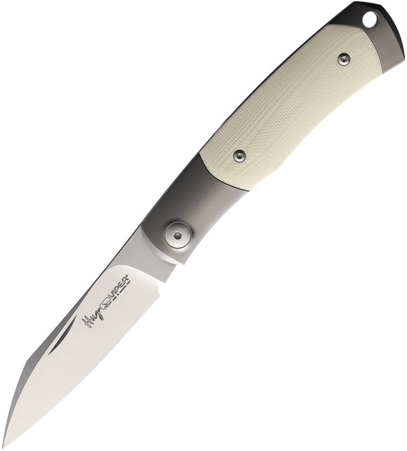 VIPER KNIVES V5994GI HUG WHITE G10 HANDLE M390 STEEL SACHA THIEL FOLDING KNIFE.