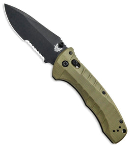 BENCHMADE 980SBK TURRET AXIS LOCK CPM S30V STEEL G10 HANDLE COMBO FOLDING KNIFE