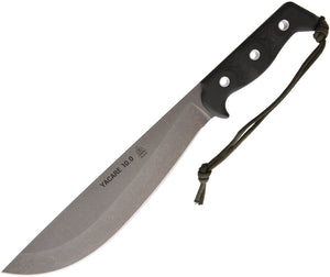 TOPS TPYAC01 YACARA MACHETE FIXED BLADE KNIFE WITH SHEATH