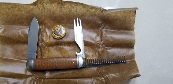 GREAT EASTERN CUTLERY GEC352220 TIDIOUTE BEER AND SAUSAGE FOLDING KNIFE.