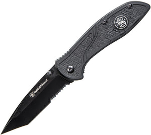 SMITH AND WESSON SW1084311 TANTO LINERLOCK 8CR13MOV STEEL FOLDING KNIFE.