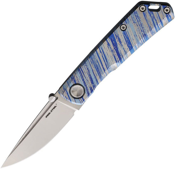 REAL STEEL RS7071TC08 LINA BOOST WIND OF CHANGE FOLDING KNIFE. #058