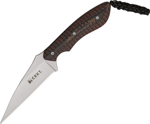 CRKT 2388 FOLTS MINIMALIST S.P.E.W SPEW NECK CARRY FIXED BLADE KNIFE.