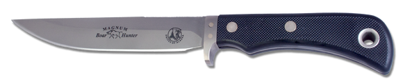 KNIVES OF ALASKA 00824FG MAGNUM BOAR HUNTER SUREGRIP D2 FIXED BLADE KNIFE W/SHEA