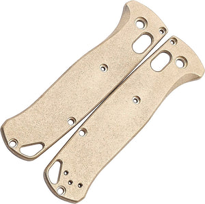 FLYTANIUM FLY546 BRASS SCALE FOR FOR BENCHMADE BUGOUT KNIFE
