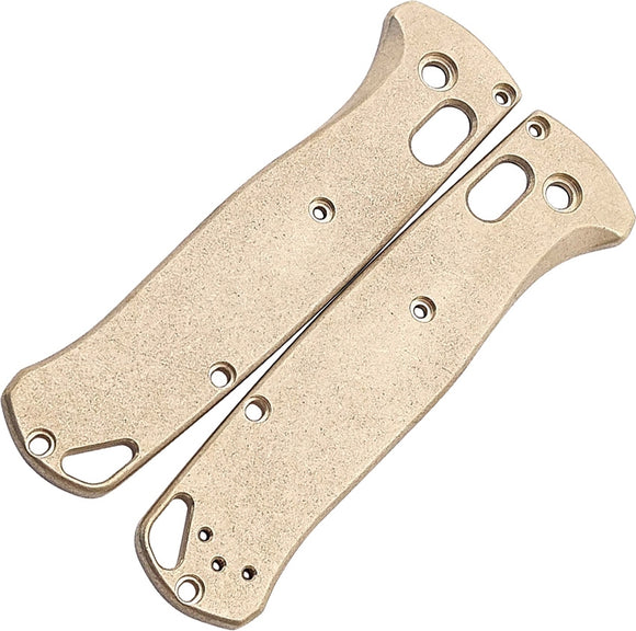 FLYTANIUM FLY546 BRASS SCALE FOR FOR BENCHMADE BUGOUT KNIFE