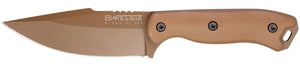 KABAR BECKER BK18 HARPOON 1095 CROVAN STEEL FIXED BLADE KNIFE WITH SHEATH