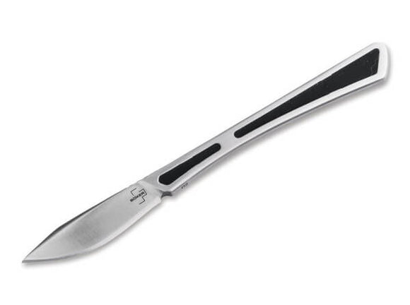 BOKER PLUS 02BO072 SCALPEL D2 STEEL ALEX KRAVA FIXED BLADE KNIFE W/SHEATH.