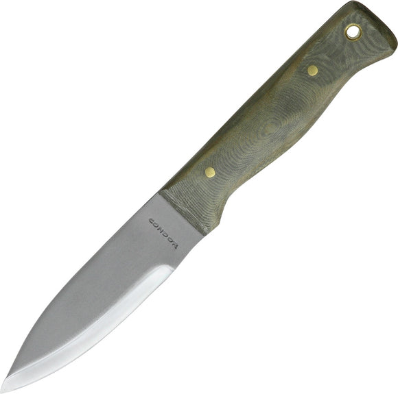 CONDOR CTK23243HCM BUSHLORE MICARTA FIXED BLADE KNIFE WITH SHEATH