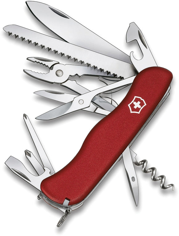 SWISS ARMY VICTORINOX 0.8543-X1 HERCULES RED MULTI FUNCTION POCKET KNIFE.