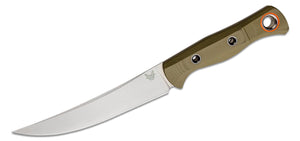BENCHMADE 15500-3 MEATCRAFTER OD G10 HANDLE CPM-S45VN STEEL FIXED BLADE KNIFE WITH SHEATH