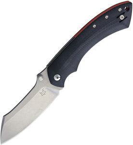 FOX KNIVES FOX534 MAX ROM PELICAN LINERLOCK N690 STEEL G10 HANDLE FOLDING KNIFE.