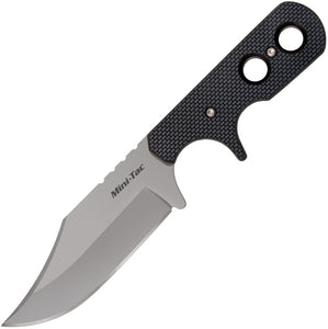 COLD STEEL 49HCF MINI TAC BOWIE NECK CARRY FIXED BLADE KNIFE WITH SHEATH