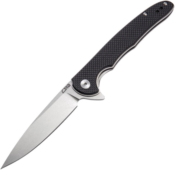 CJRB KNIVES J1902BKF BRIAR LINERLOCK BLACK G10 HANDLE D2 STEEL FOLDING KNIFE.