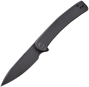 WE KNIVES WE2102B UPSHOT FRAMELOCK BLACK CPM-20CV LIMITED FOLDING KNIFE.