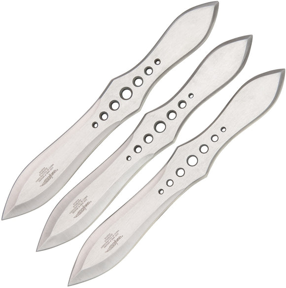 UNITED GH2034 HIBBEN COMPETITION TRIPLE SET WITH SHEATH.