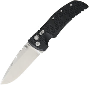 HOGUE HO34157 EX-01 BUTTON LOCK 154CM STEEL BLACK G10 HANDLE FOLDING KNIFE.
