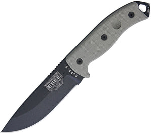 ESEE RAT CUTLERY ESEE-5P ESEE5P  FIXED BLADE KNIFE WITH HARD SHEATH SYSTEM.